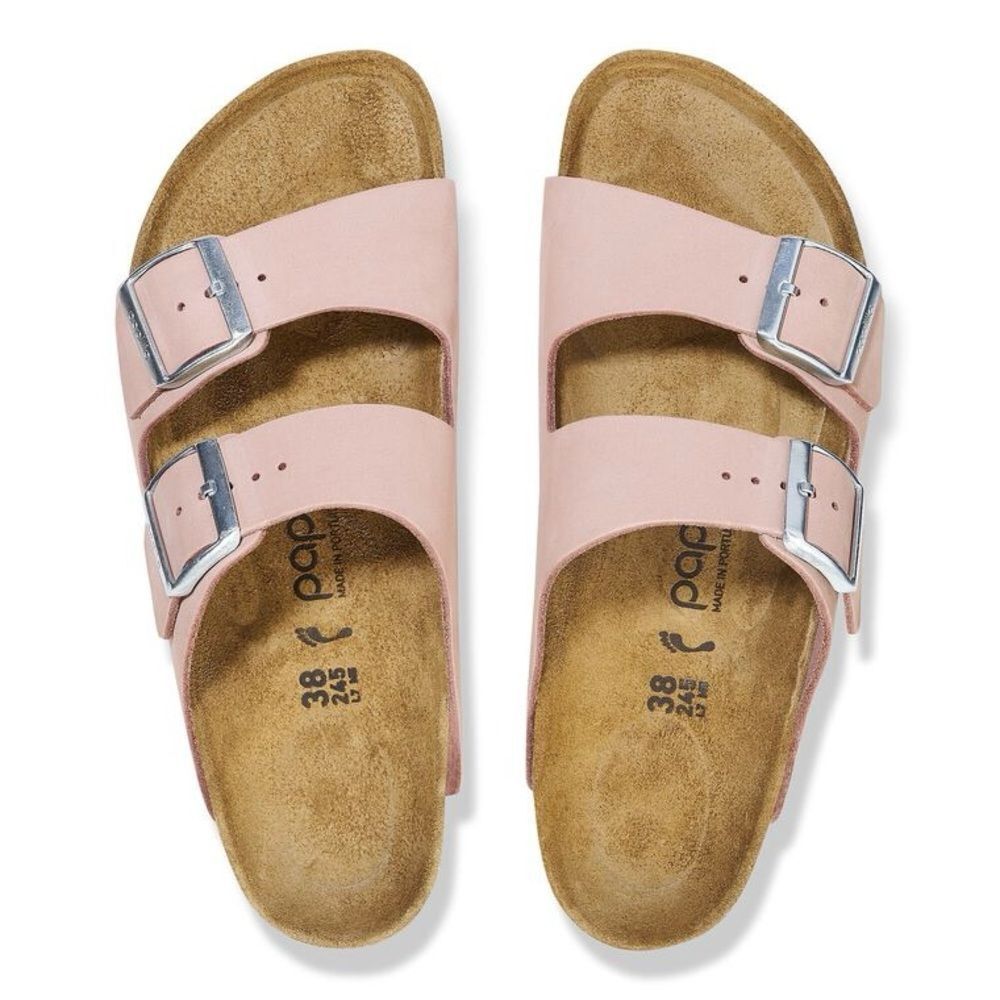 Birkenstock- Arizona Flex Platform papillo, Nubuck Leather, pink, size EU 37